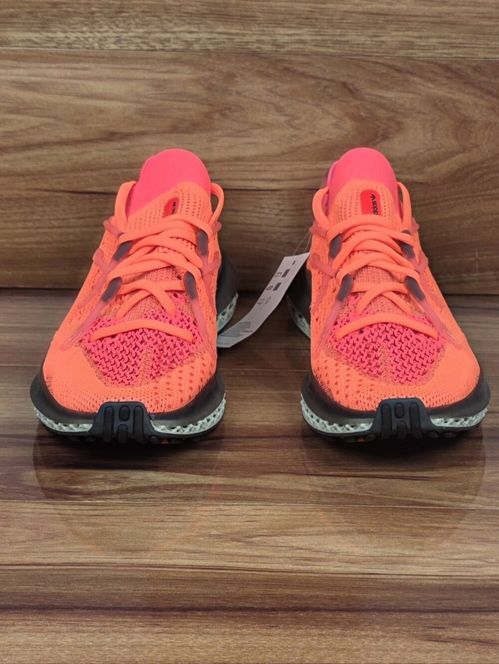 Adidas 4D Fusio Screaming Orange FY5929 Primeknit Mens Size 6 Women's Size 7.5 - Picture 3 of 7
